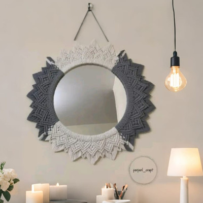 Aafiyaandcraft Mirror***145 Decorative Mirror(Round)