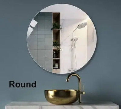 KRELIX Frameless Mirror 24*24 inch Decorative Mirror(Round)