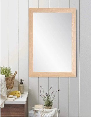 Stuthi Arts White Mirror-1002 Decorative Mirror(Square)
