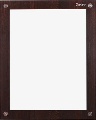 Captiver Mig Solid Base Decorative Mirror Wenge 15.7X19.6 Inch Decorative Mirror(Rectangle Finish : Laminated)