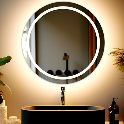 KRELIX 1 Decorative Mirror(Round Finish : Polished)
