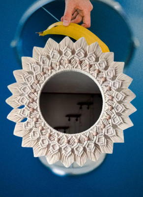 noor handicrafts Mirror_1122 Decorative Mirror(Round)