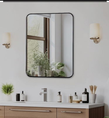 satish 12 x 18 Inch Rectangle Well Finished Mirror...4mm Decorative Mirror(Rectangle)