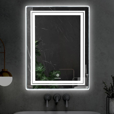 Impulse by Plantex HIND 01 Lighted Mirror(Rectangle Finish : Polished)
