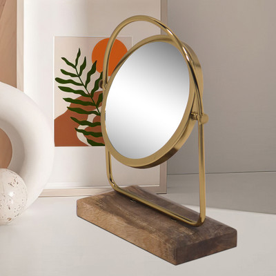 Metalsmith VR-24-0308 Decorative Mirror(Round Finish : Gold)