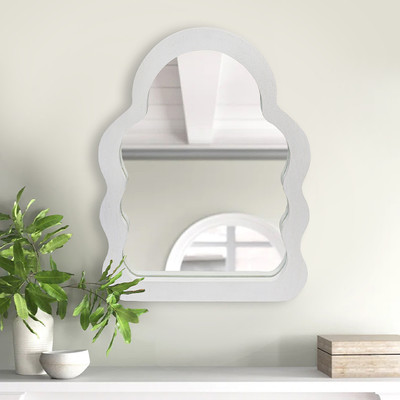 Metalsmith VR-23-062-WHT-SML Decorative Mirror(Rectangle Finish : Painted)