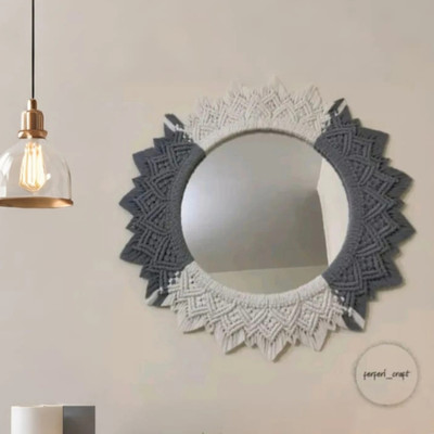 Aafiyaandcraft Mirror***147-11 Decorative Mirror(Round)