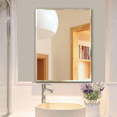 RAJSGLASS Raj Glass Looking Mirror 9x12 Inch Beleved Mirror Small Mirror Wall Mount Bathroom Mirror(Rectangle)