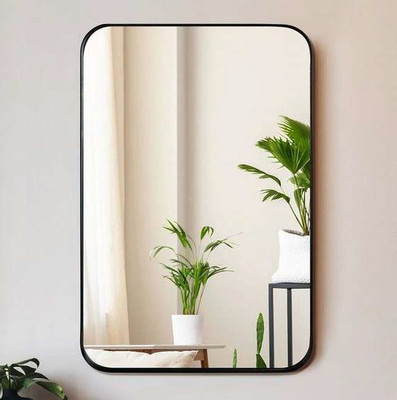 Adinath Creators Polished Rectangle mirror Bathroom Mirror(Rectangle)