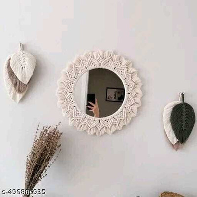 Aafiyaandcraft Decor Mirror.024-11 Decorative Mirror(Round)