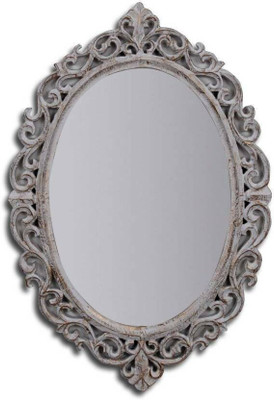 VAS Collection Home Home503nhbv Decorative Mirror(Oval Finish : Glossy)
