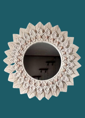noor handicrafts Mirror_1087 Decorative Mirror(Round)