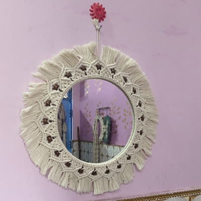 Aafiyaandcraft Mirror***148-11 Decorative Mirror(Round)