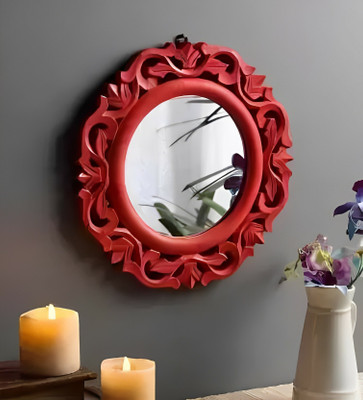 VAS Collection Home VAS91y Bathroom Mirror(Round Finish : Glossy)