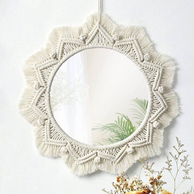 Aafiyaandcraft Wall-Mirror**AF Decorative Mirror(Round)