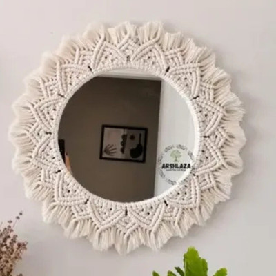 Aafiyaandcraft Wall Decor Mirror.05-11 Decorative Mirror(Round)