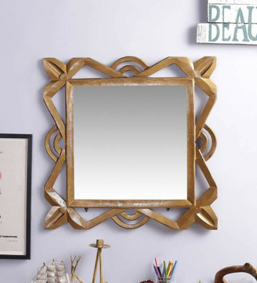 VAS Collection Home WAXX0035 Decorative Mirror(Square Finish : gold)