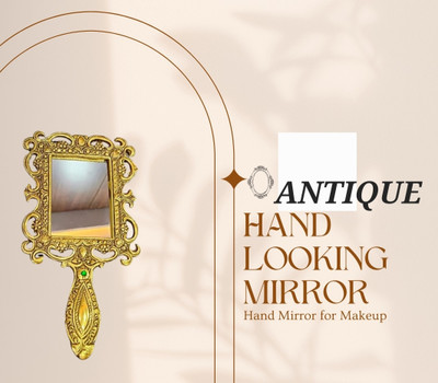 Shakti Sales Corporations Looking Mirror metal Decorative Mirror(Square Finish : Metal)