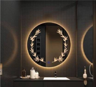 Mukul 9256348338 Lighted Mirror(Round Finish : Polished)