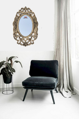 VAS Collection Home VAS65t3 Bathroom Mirror(Oval Finish : Glossy)