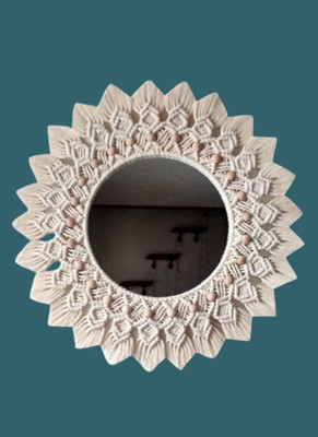 noor handicrafts Mirror_1149 Decorative Mirror(Round)