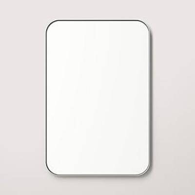 windowera EASY STICK MIRROR / BATHROOM MIRROR (Rectangle) Bathroom Mirror(Rectangle Finish : Edge Polished)
