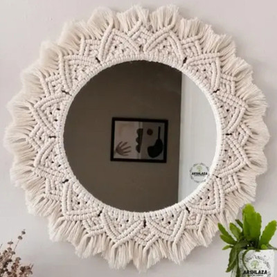 Aafiyaandcraft Wall Decor Mirror.07-11 Decorative Mirror(Round)