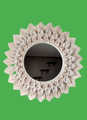 noor handicrafts Mirror_1105 Decorative Mirror(Round)