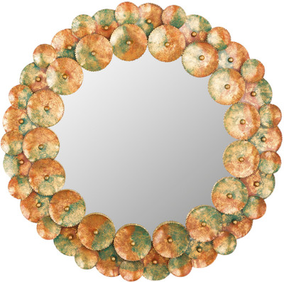karigari living SSHD-WM-02 Decorative Mirror(Round Finish : glossy)
