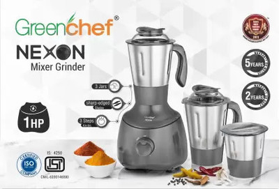 Green Chef NEXON 1000W 3 JAR Mixer Blender Blade