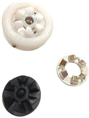 PMW Sujata Mixer Grinder Motor Coupler + Jar Coupler + Alluminum Teeth With Screw Mixer Blender Blade