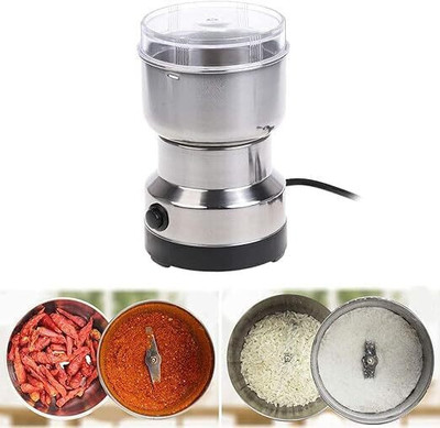 Fulkiza Manu Coffee Grinder Electric Multifunction Small Food Spice Dry Fruits Grinder Personal Coffee Maker(Multicolor)