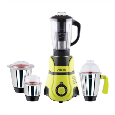 Jaipan Zodiac 850 W Juicer Mixer Grinder(8906034588397 | 4 Jars | Green, Black)