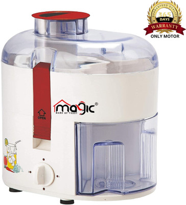 MAGIC Juicer Machine for Fruits and Vegetables , 450 Watt, 1 Year Replacement Warranty 450 W Juicer(MINI-JUICY450W1-SWS01 | 1 Jar | White)