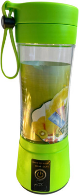 HBD Plastic PB380 Portable USB Juice Blender Hand Juicer(Green)