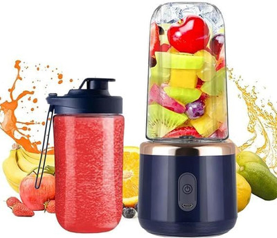 ARKONNECT Portable Juicer Blender USB RECHARGEABLE 400 ML 40 W Juicer Mixer Grinder(Mixer Grinder Juicer | 1 Jar | Multicolor)