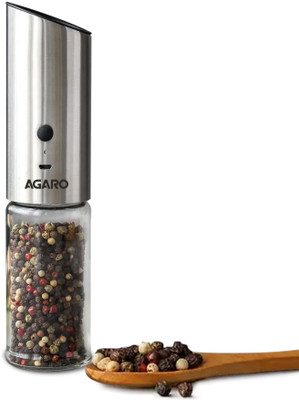 AGARO Gravity 240 W Mixer Grinder(Gravity Salt & Pepper Automatic Grinder | 1 Jar | Silver)
