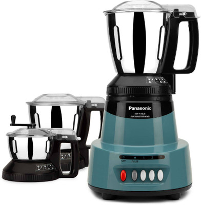 Panasonic CORAL BLUE 600 W Mixer Grinder(MX - AV325 | 3 Jars | Blue)