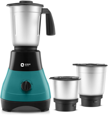ORIENT MGFB50BB3 FineBlend 500 W Mixer Grinder (3 Jars, Blue And Black) For Rs. 1699 @ 51 %