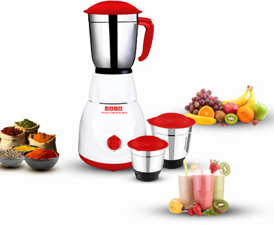 JAIA FAST 550 W Mixer Grinder(New Fresh Fruit Juice Blender Kitchen | 3 Jars | Multicolor)