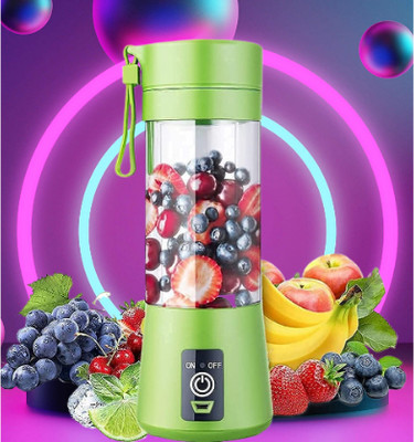 GUGGU PRO 450 W Juicer Mixer Grinder(Juicer_l0Rechargeable 6-Blade Portable Juicer Bottle Blender | 1 Jar | Multicolor)