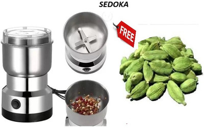 Nima Mixer Grinder With Free Elaichi 150 W Mixer Grinder(Nigrinder | 1 Jar | Silver)