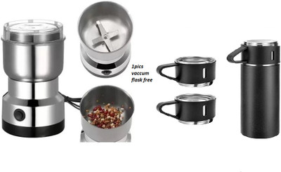 Nima Combo Of Vaccum Flask & 150 W Mixer Grinder(Nigrinder | 1 Jar | Silver)