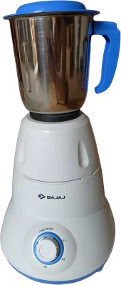 BAJAJ Bravo DLX 500 W Mixer Grinder(Bravo DLX | 3 Jars | White & Blue)