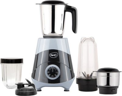 Pigeon MIXMASTER PRO 500 W Mixer Grinder(16506 | 4 Jars | Black, Grey)