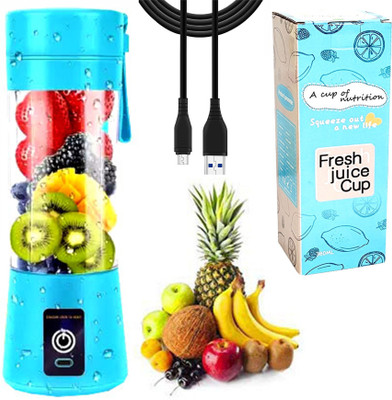 RPS And Juices|Juicer Machine Rechargeable Battery-Smoothie Blender Machine 200 W Juicer Mixer Grinder(Portable Blender Electric Juicers Fruit Mixers USB Rechargeable For Smoothie | 1 Jar | Multicolor)