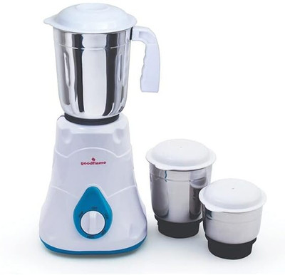 goodflame carnival 500 500 W Mixer Grinder(carnival mixer grinder | 3 Jars | White)