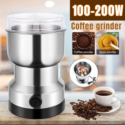 Ghoba Folding Jar Juicer Grinder, Compact Kitchen design Electric Household Grinder W 200 W Juicer Mixer Grinder(By Nima Japan 200 W,28000 RPM Mini Stainless Steel Spice Nuts Grainder With | 1 Jar | Silver345)