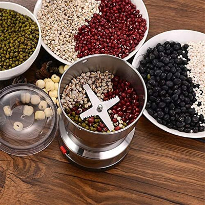 GVJ TRADERS Stainless Steel Household Electric Coffee Bean Powder Grinder Maker Coffee Maker(Multicolor)