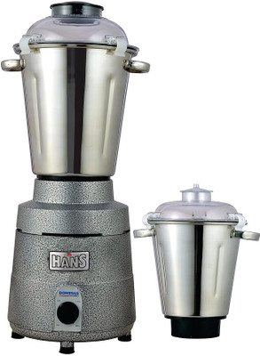 HANS Dominar X Pro 3 HP Commercial Heavy Duty 2200 W Mixer Grinder(Heavy Duty | 2 Jars | Black, Grey)